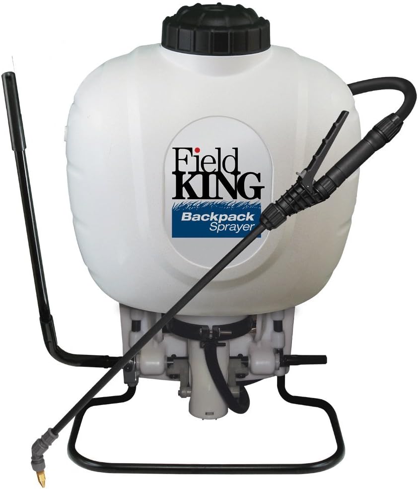 Field King 190350 Backpack Sprayer for Weed Control, White