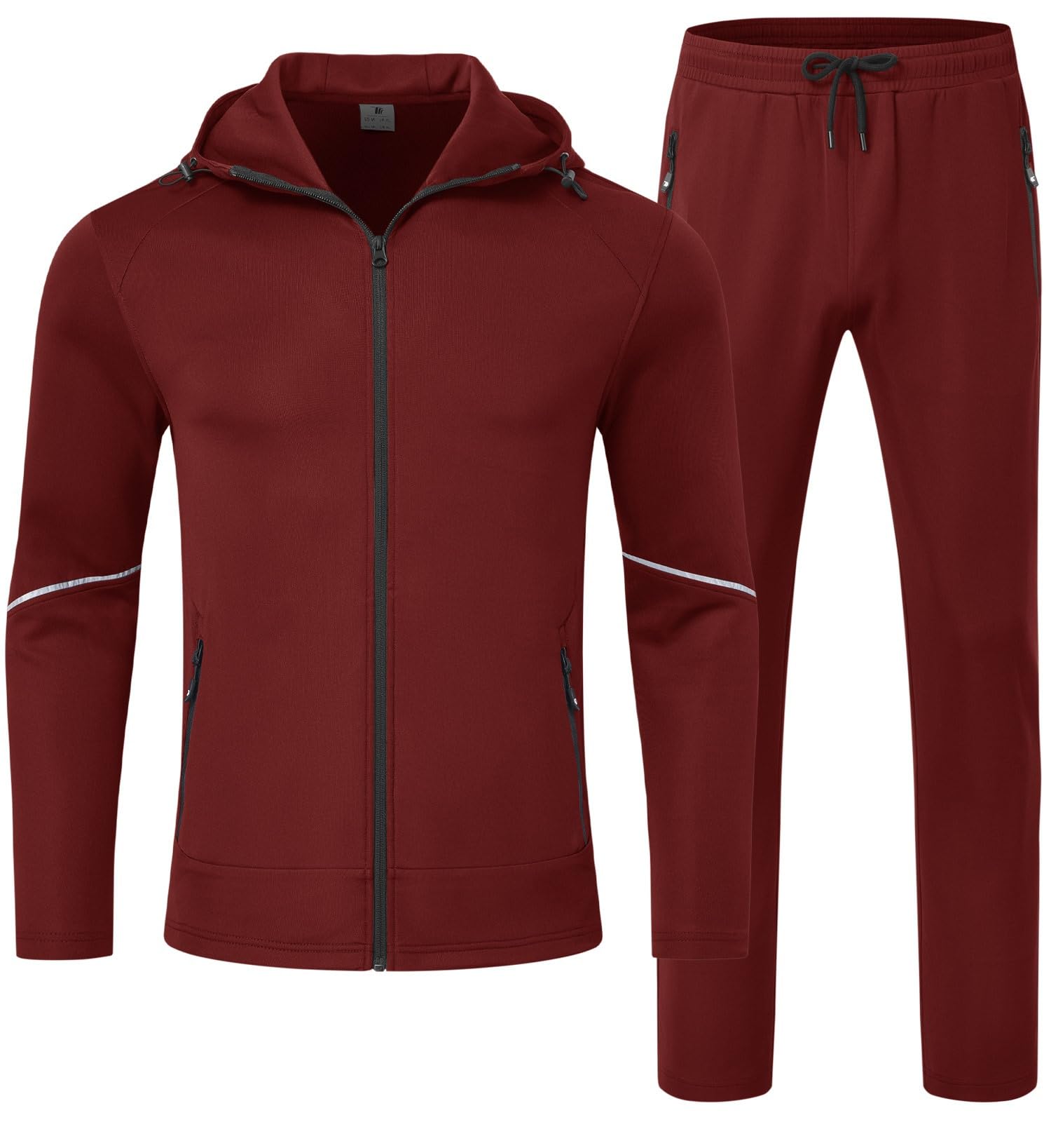 Rdruko Trainingsanzug Herren Jogginganzug Set Sportanzug mit Kapuze Freizeitanzug Langarm Männer Tracksuit für Gym Fitness