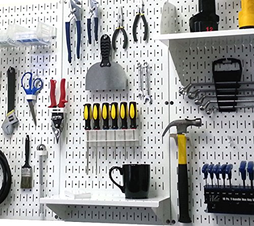 Image of Wall Control Metal Pegboard and Deluxe Hook Kit