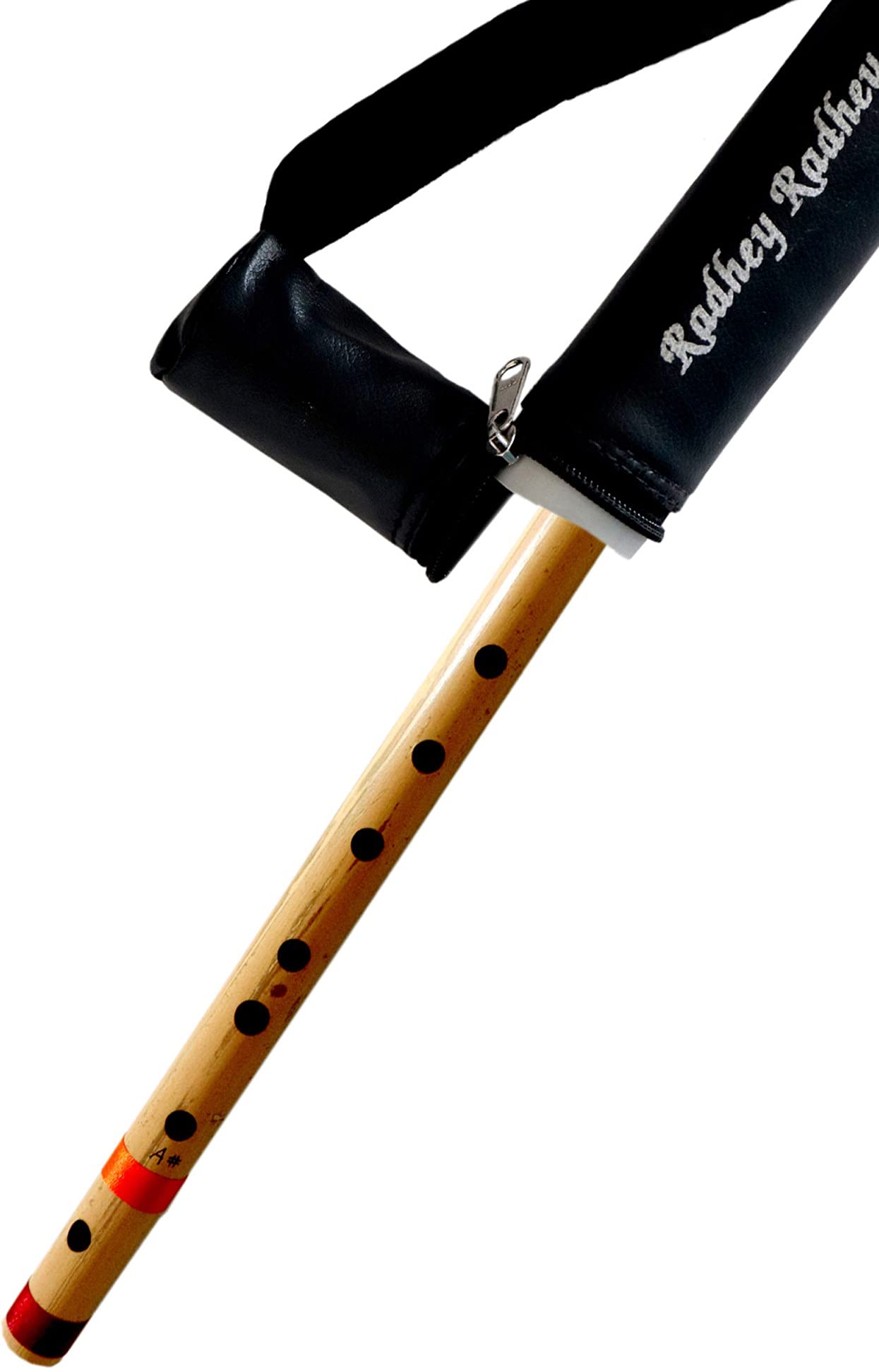 Flauto musicale Combo A Natural (61 cm) & A (55,9 cm) Bamboo Flauto Bansuri con flauto borsa per il trasporto gratuita