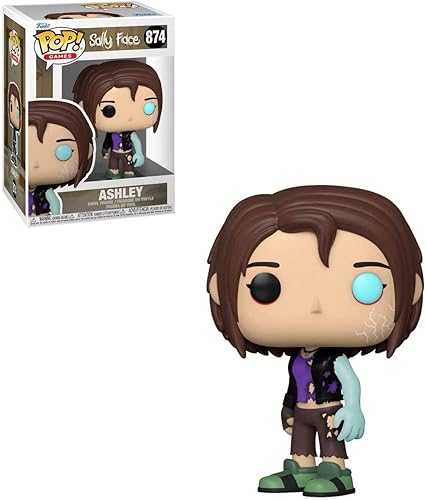 Miniatura 2 de POP Sally Face - Figura de vinilo Ashley Funko (paquete con funda protectora compatible), multicolor, 3.75 pulgadas