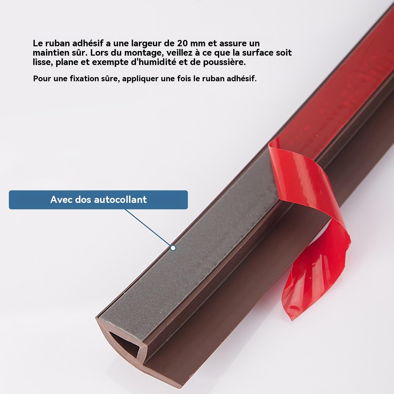 Chute Moquette Longueur: 5m Barre De Seuil Adhésive Bordure PVC Protégez Vos Moquettes, Résistant Et Facile À Entretenir pour Votre Espace De Vie Ou De Travail(Grey,A3510)
