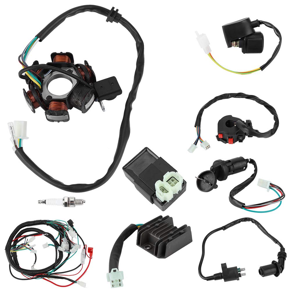 Elektro-Pit-Bike-Kabelbaum-Set, Relais-Gleichrichter-Magneto-Stator Für GY6 125 Cc 150 Cc