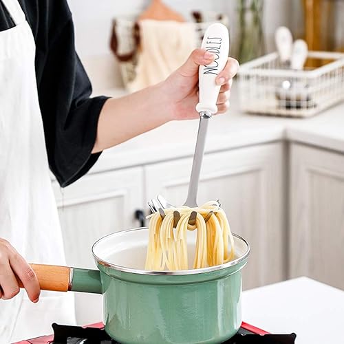 Miniatura 2 de Juego de utensilios de cocina de acero inoxidable,antiadherente resistente al calor juego de utensilios de cocina, mango antiquemaduras de