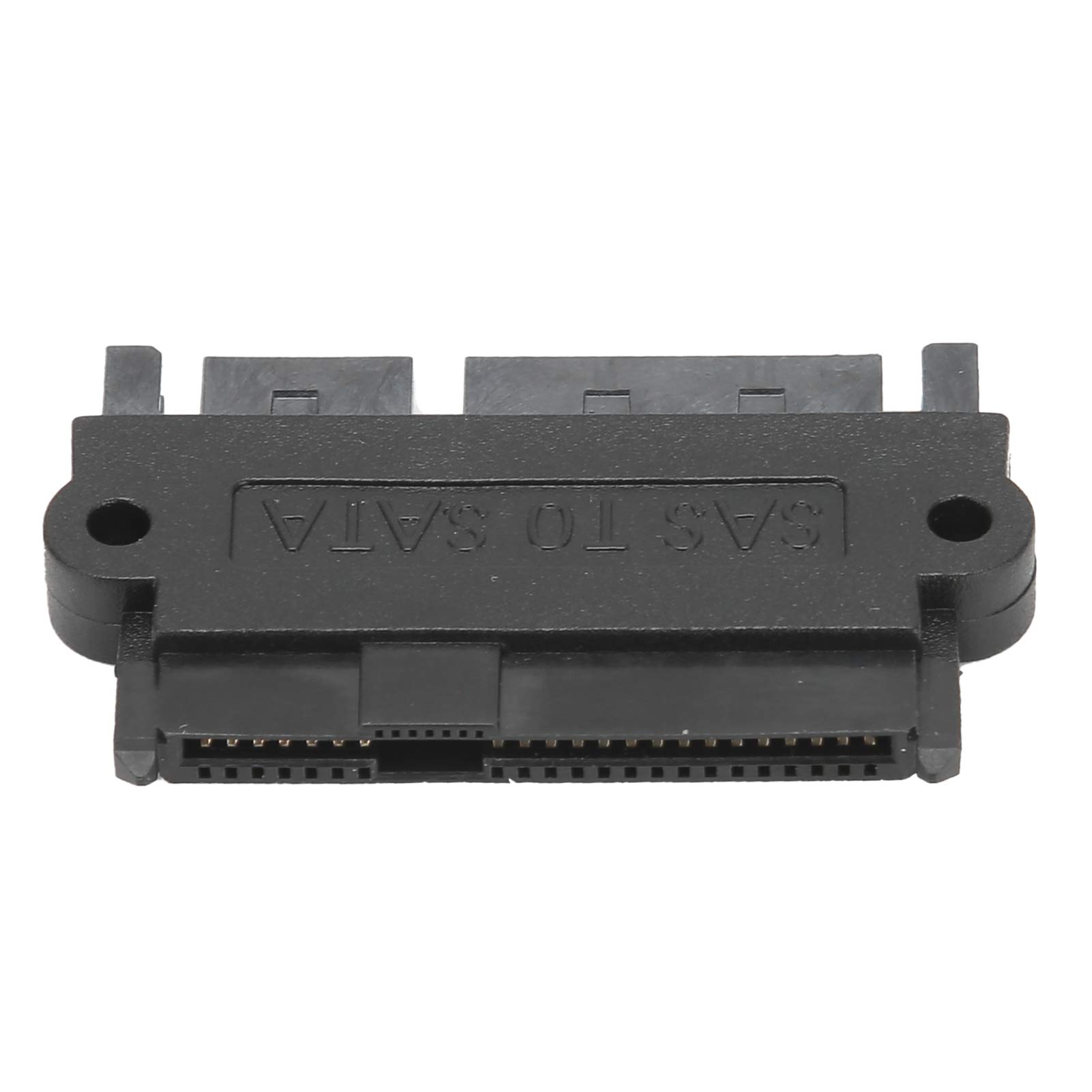 Adapter SAS do SATA, 22-pinowy na 7-pinowy SF-092 SAS + 15-pinowy dysk twardy SATA Płyta główna 15-pinowy konwerter zasilacza(black)