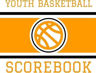 Youth Basketball Scorebook: Basic 50 Game Basketball Scorebook