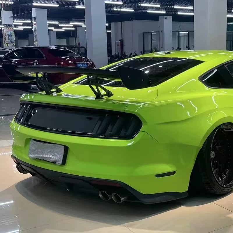 Spoilers Arrière Voiture Pour Ford Pour Mustang Spoiler 2011 2013 2014 2015 2016 2018 Gt Aile Arrière Voiture Diffuseur Tunning Accessoires Fiber Carbone Spoiler Highland Aileron Voiture(ABS Carbon Lo