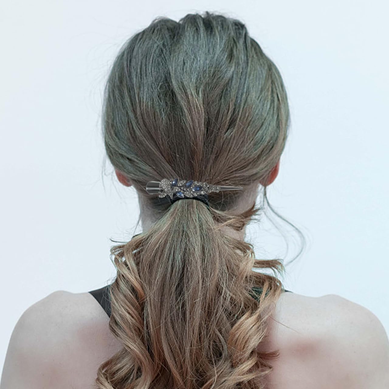 MAGICLULU Large Rhinestone Alligator Hair Clip Duckbill Barrette Lightweight Crystal Hair Accessory for Women Thick Styling Party Wedding - Image 4