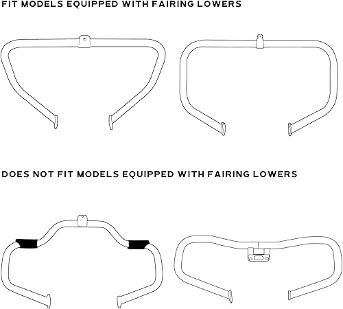 Miniatura 3 de TCMT Guantera con carenado inferior ventilado para las piernas, compatible con Harley Touring Road King Street Glide Electra Glide Ultra-Classic