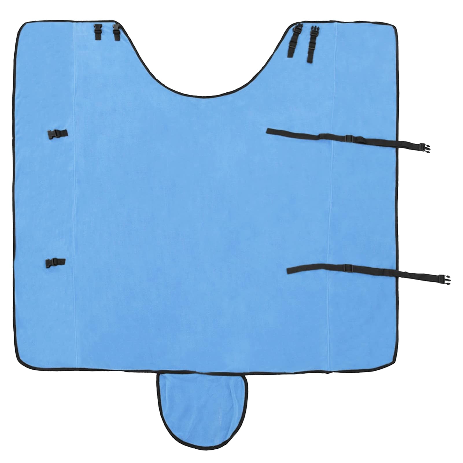 Gecheer Coperta Cavallo Invernale Impermeabile, Coperta Termica Equestre Poliestere Traspirante Lavabile 185x213 cm, Coperta Riscaldata per Cavalli Esterno Inverno
