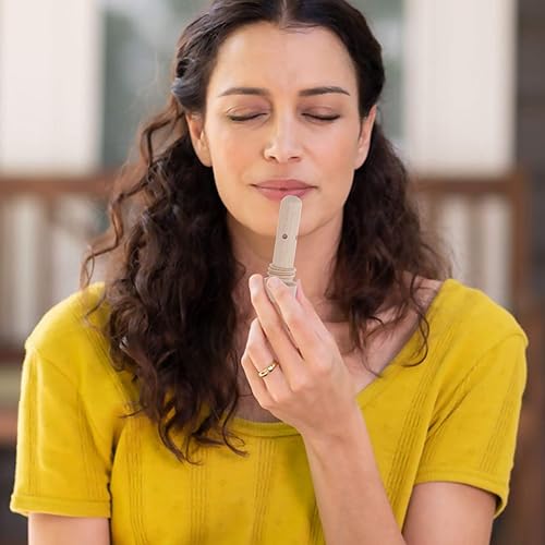 Miniatura 5 de Beaupretty - Inhalador de aromaterapia de madera con aceite esencial para inhaladores nasales, tubo de olfatear, aceite de fragancia vacío, aceite