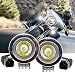 Chrome 20w LED lights spot OZ-USA motorcycle cruiser fog hid passing running white vn