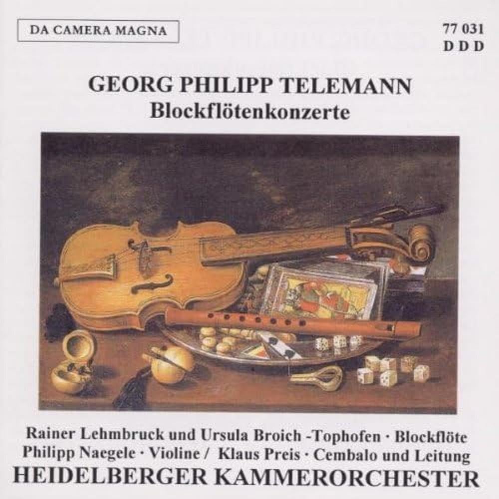Georg Philipp Telemann: Concertos for Recorder