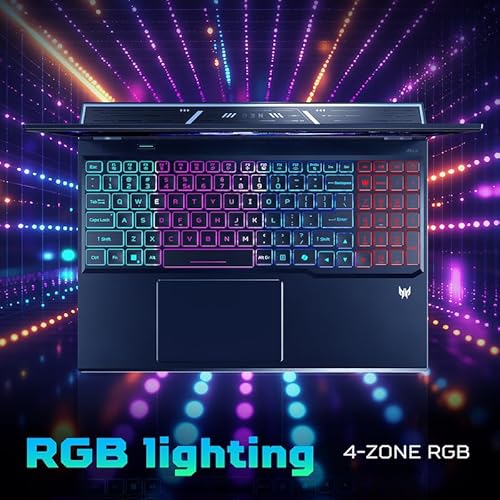 Pc Gaming Portatile Predator Helios Neo 16 Ultra 9-275hx, 32Gb DDR5, SSD 1TB, GeForce RTX 5060 8Gb GDDR7 Notebook Gaming Display 16" Wqxga 180hz, Laptop Gaming Tastiera RGB, Wifi 6e, W11, BT 5.4 - Notebook - Immagine 5