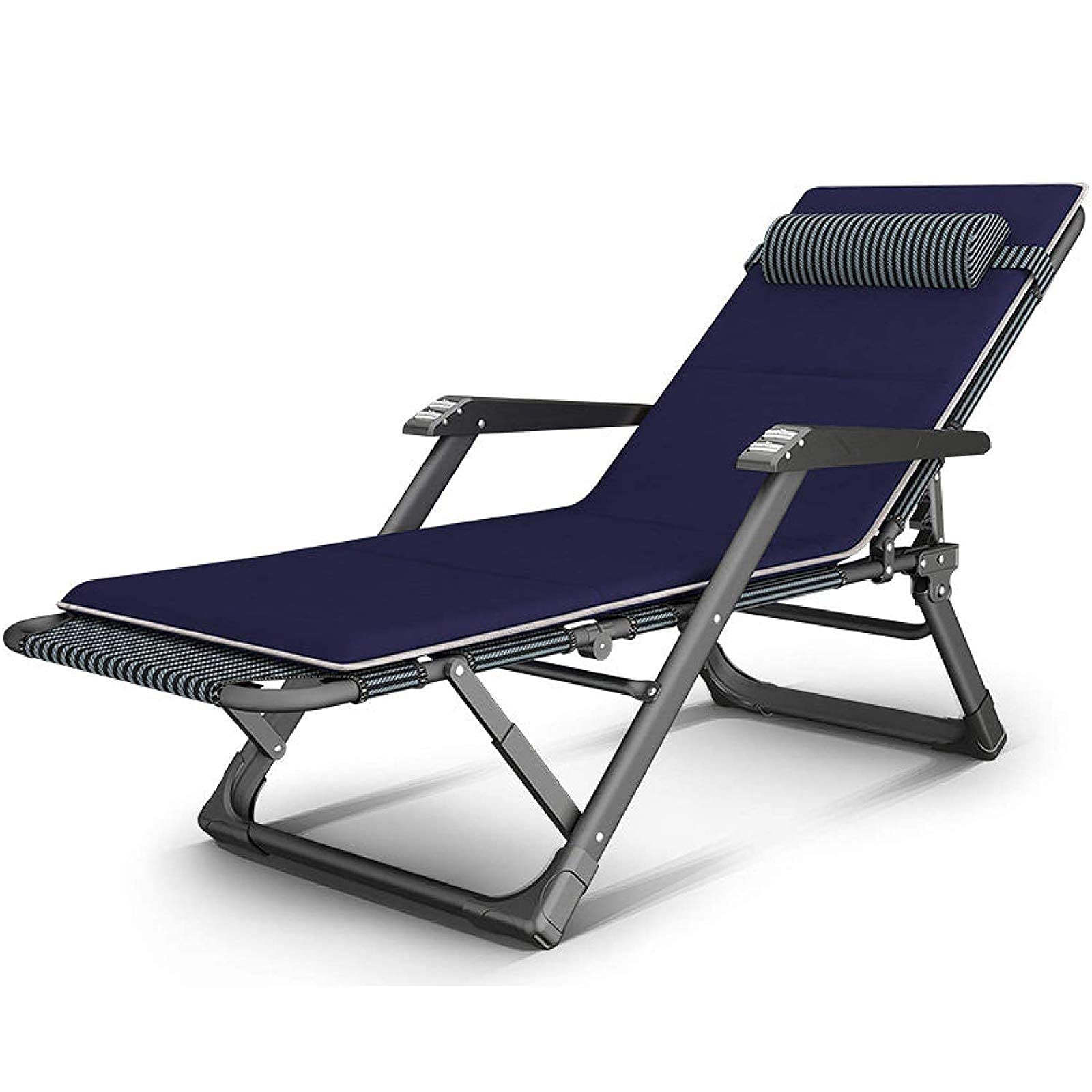 Zero Gravity Deck Chair Outdoor Folding Beach Chair With Cotton