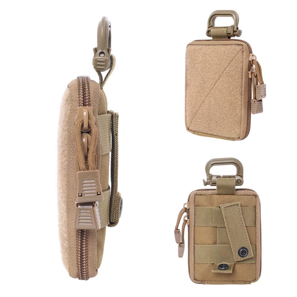 Borsa Tattica Militare MOLLE 4 Pezzi – Set Borsa A Tracolla, Vita E Portaoggetti EDC