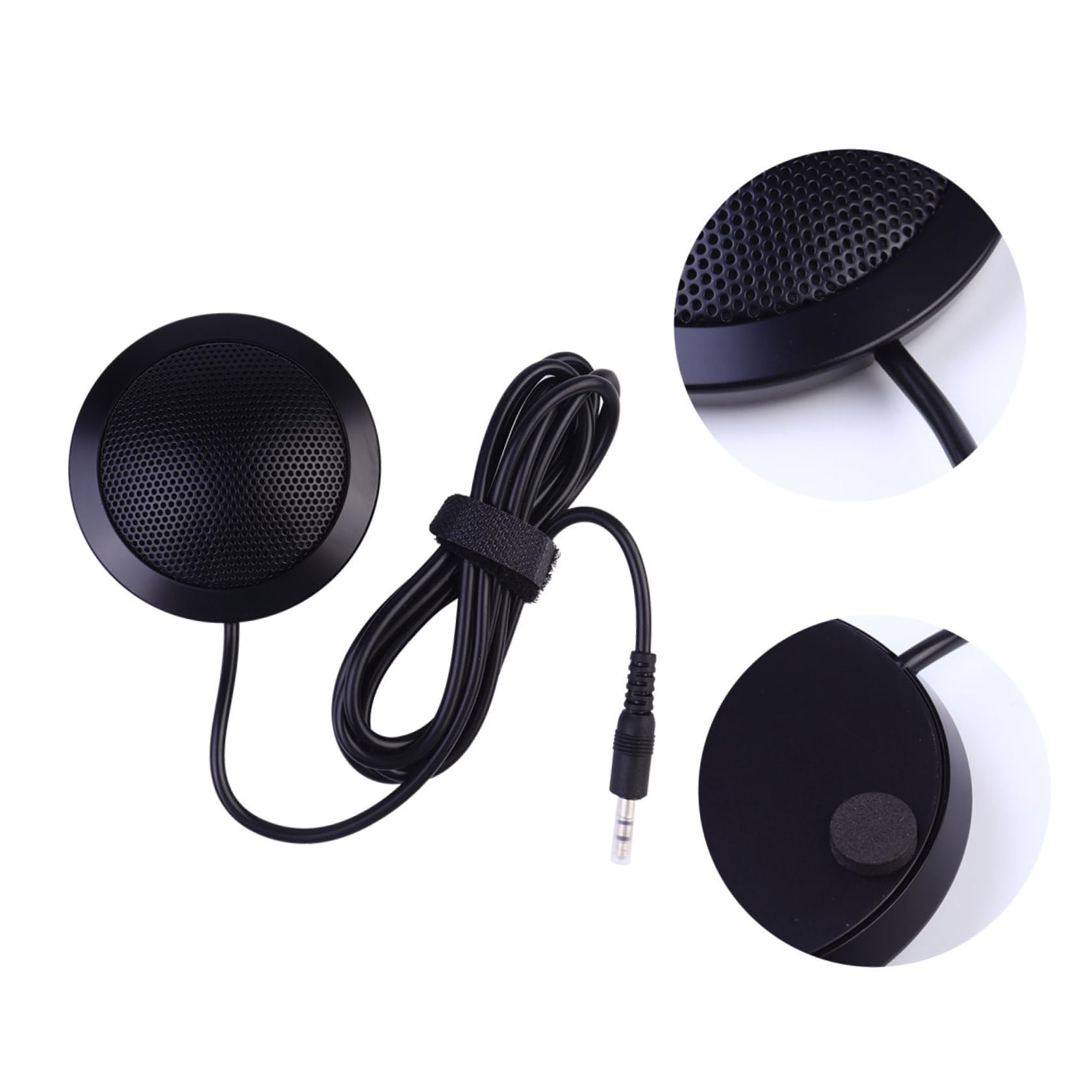 Lurrose Omnidirectional Condenser Microphone for Desktop Gaming and Voice Chat 360° Pickup 3.5mm Easy Connection Compatible Computer and Streaming-image-20