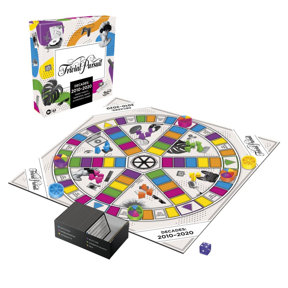 Hasbro Gaming Trivial Pursuit Decades 2010 to 2020 Gioco da tavolo Cultura generale (TRIVIAL PURSUIT DECADES 2010 TO 2020 F)