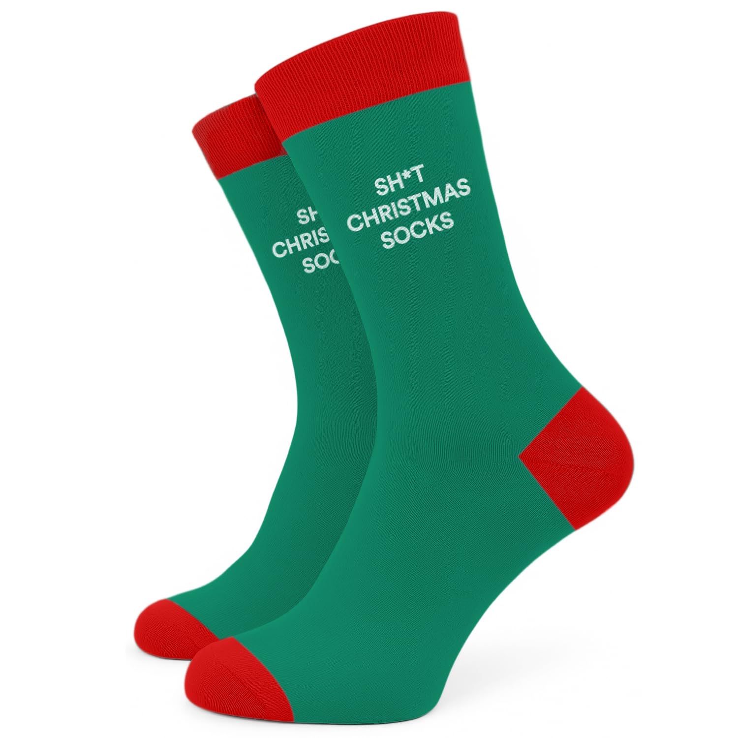 Sc Products Men's Sh*T Christmas Rude Christmas Socks | Joke Cotton Rich Christmas Socks Funny Stocking Fillers For Him | Funny Secret Santa Gifts For Novelty Xmas Presents For Him | Rude Secret Santa Gift