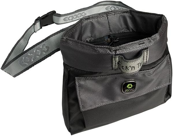 EQDOG Treat Bag,Click n Treat, Black/ Dark Grey