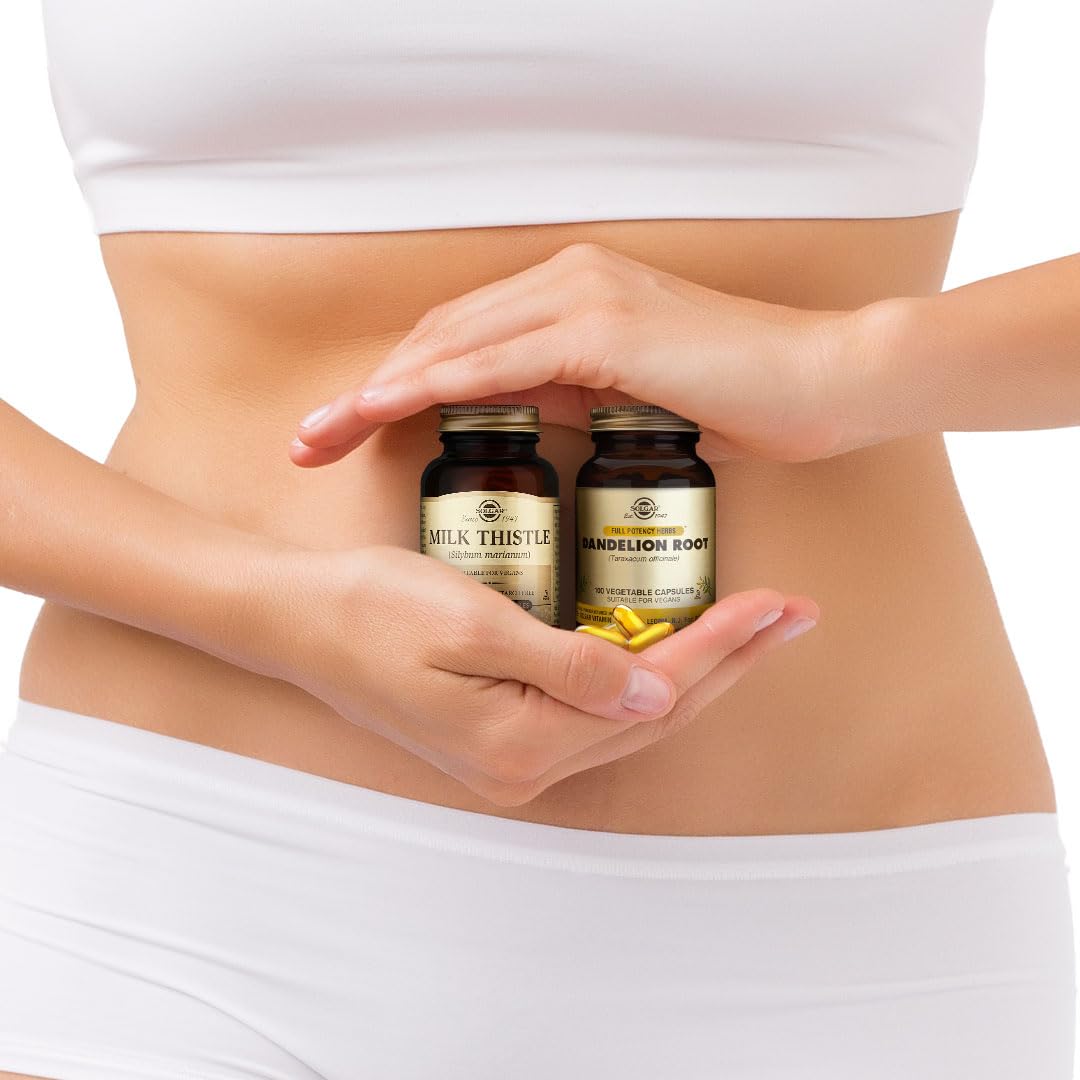 Solgar - Cardo Mariano - 60 Cápsulas Vegetales - Eliminar Toxinas - Detox Solgar