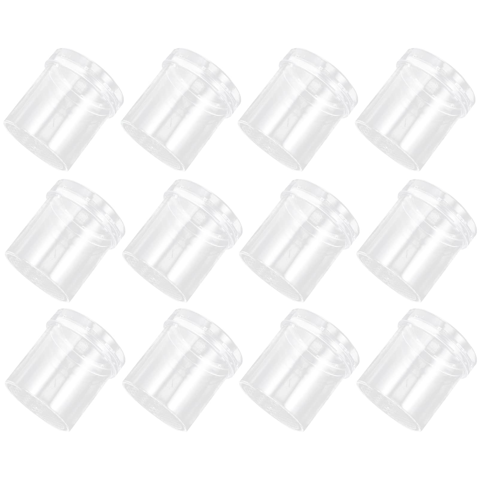 HEMOTON Critter Boxes Magnifying Lid 12pcs Multi-Function Containers for Insect Observation and Education