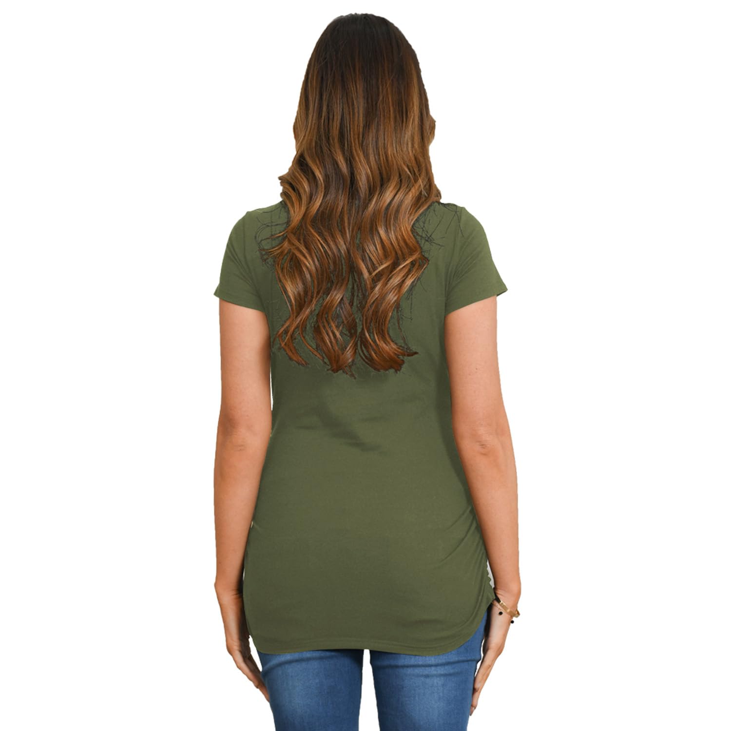 Camisetas de maternidad para mujer, manga corta, ropa de embarazo, paquete de 3 unidades
