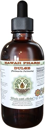 Dulse Extracto Líquido Sin Alcohol Dulse Palmaria Palmata Hoja Seca Glicerita Hawaii Pharm Suplemento Herbal Natural 2 oz