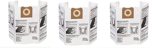 Ridgid VF3502 - Bolsas de polvo de alta eficiencia para aspiradoras Ridgid de 12 a 16 galones (3 paquetes de 2)