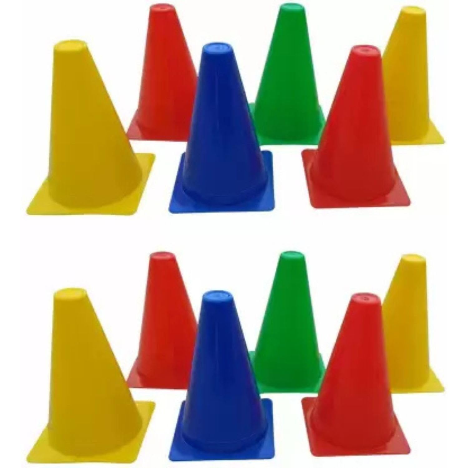 Plastic Sports Training Cones – Durable Marking Cones for Soccer, Agility Drills, and Field Training 20Pcs Multicolor-image-28