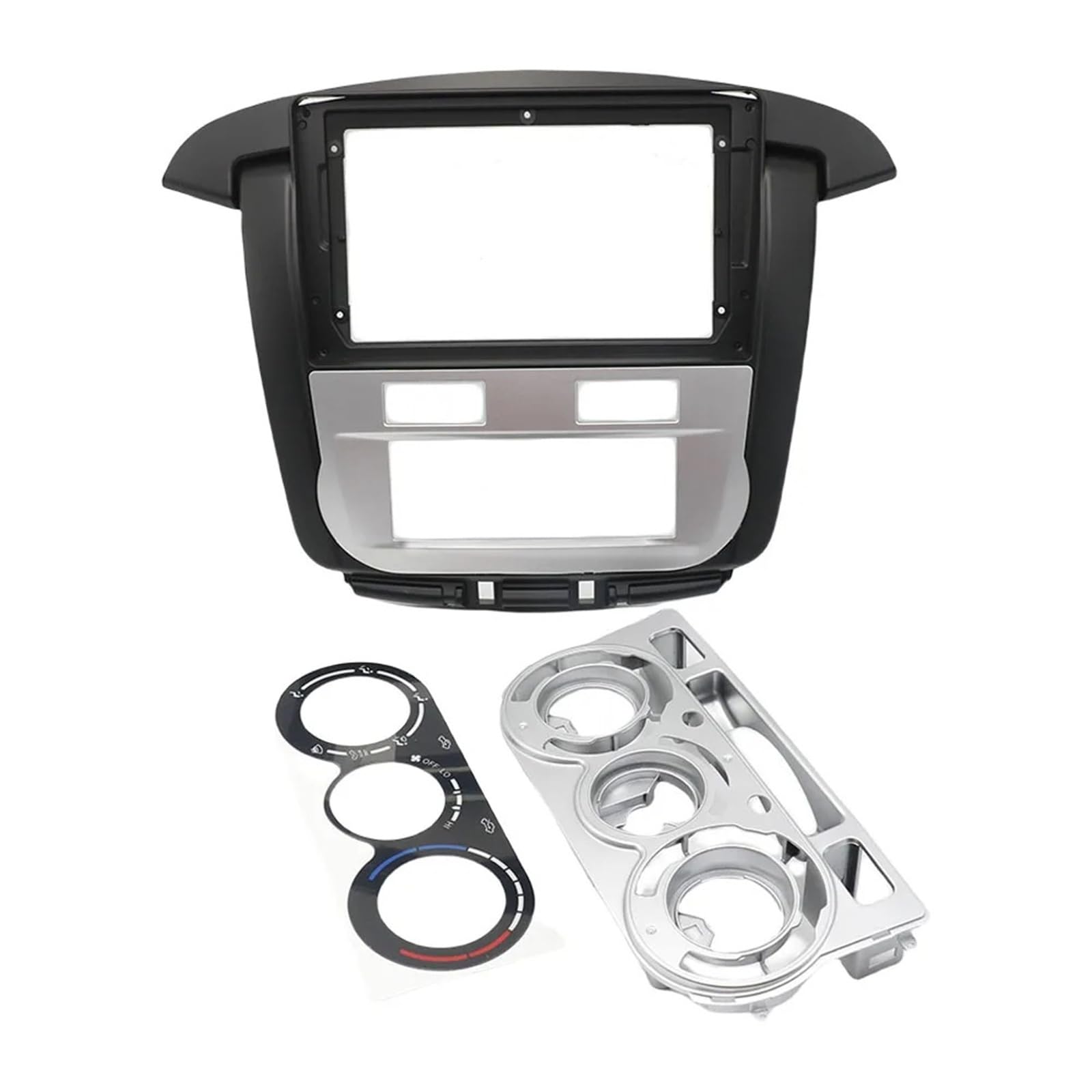 Marco Salpicadero Audio para Coche 9 Pulgadas TK, Otros Accesorios Interiores, Pantallas Radio DVD para Toyota Innvoa Crysta(AT/MT) 2008-2010 Marco Panel Radio Coche