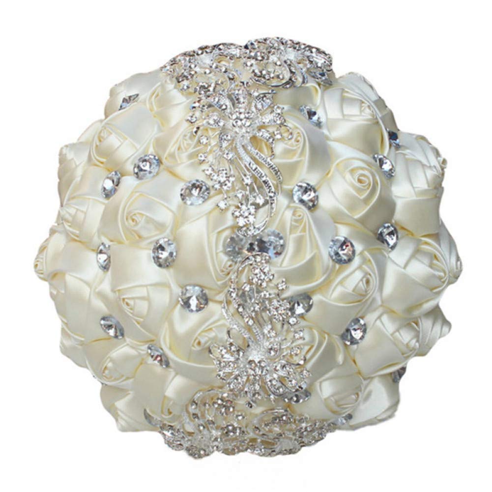 Bouquet de mariée en soie éternelle rose pour immortaliser vos vœux