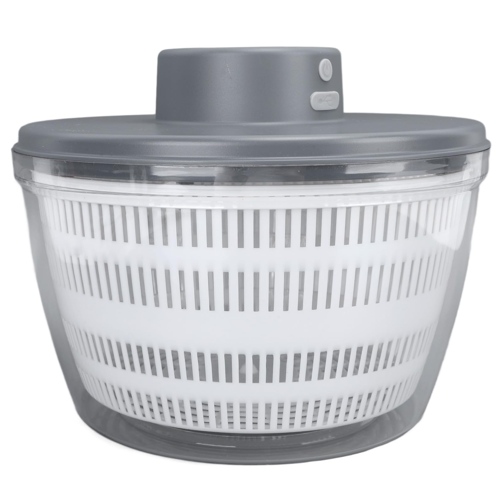 Wirówka do Sałatek, 4-litrowa Pralka do Warzyw Owocowych, Owoce, Wirówka do Sałaty, USB do Mycia Warzyw Owocowych Suszarka do Warzyw Sitko do Domowego Prania w Kuchni, Suszenia