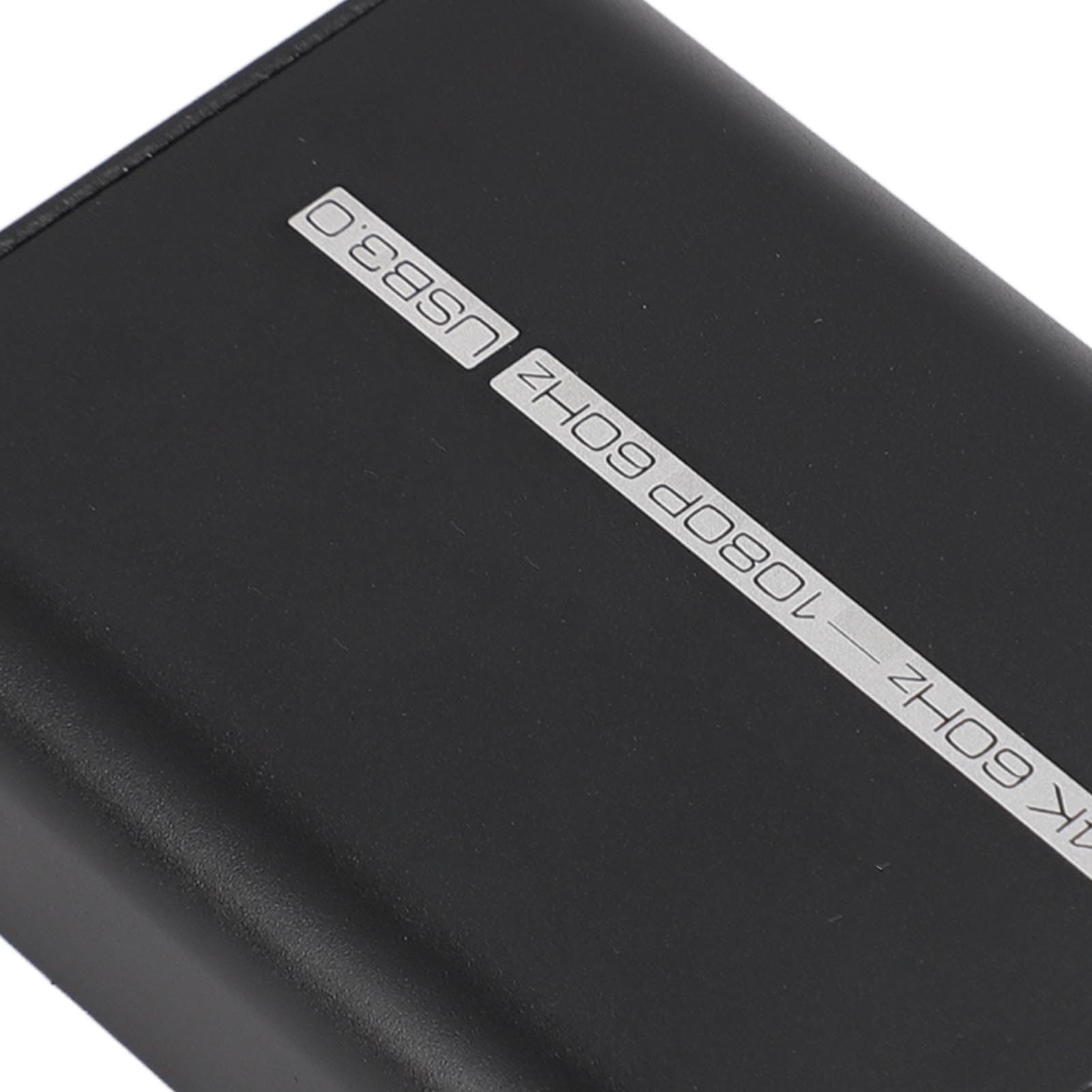 Tarjeta de Captura de Video de Sonido USB 3.0 4K HD Multimedia Interface Loop out Recorder de Captura de Video para Camera PC