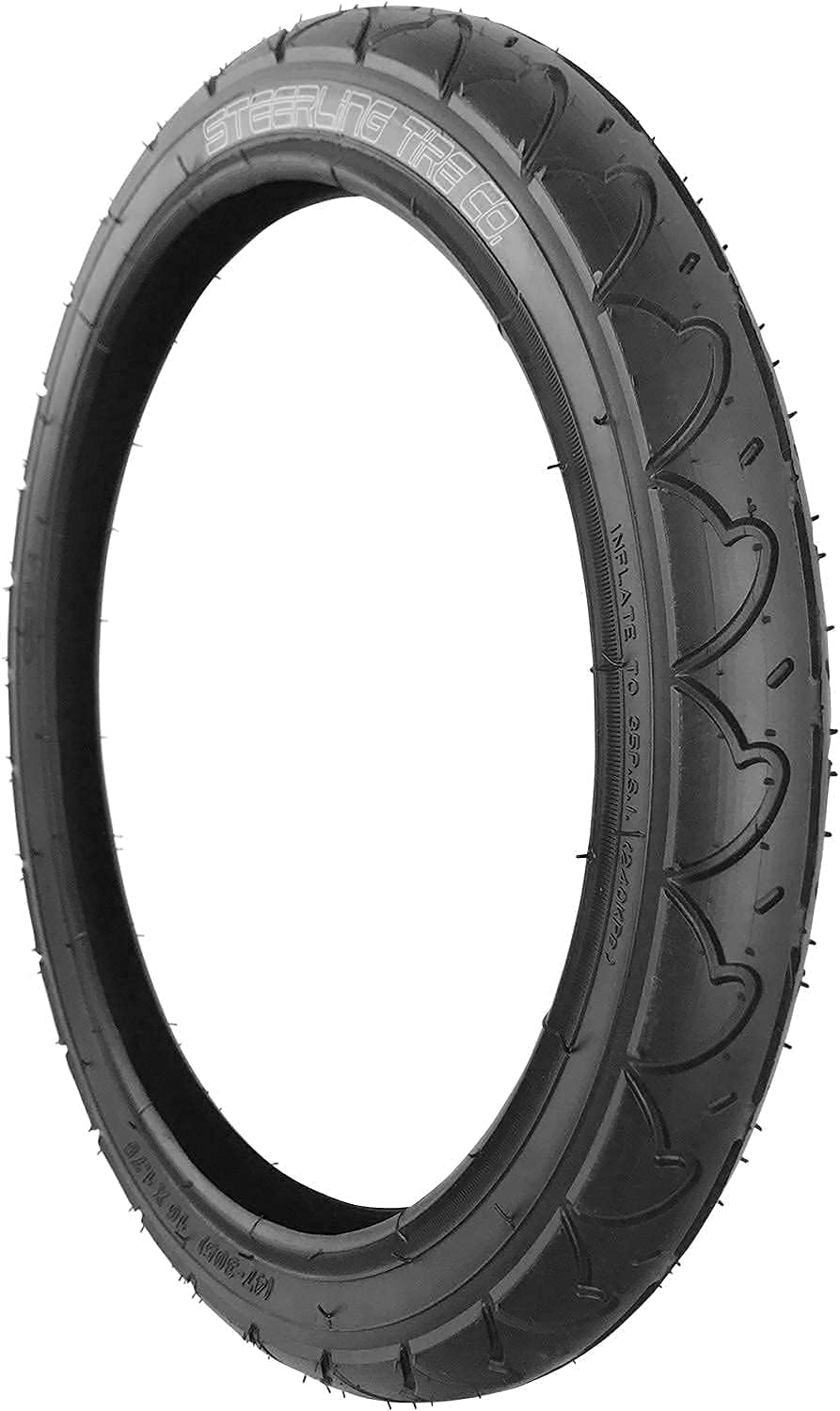 Steerling Tire Co Two 16" x 1.75 R and One 12.5" x 2.25 F Wheel Replacement Tires for BOB Revolution SE/Pro/Flex Strollers & Stroller Strides - The Perfect BOB Stroller Tire Replacement Set - 3 Pack