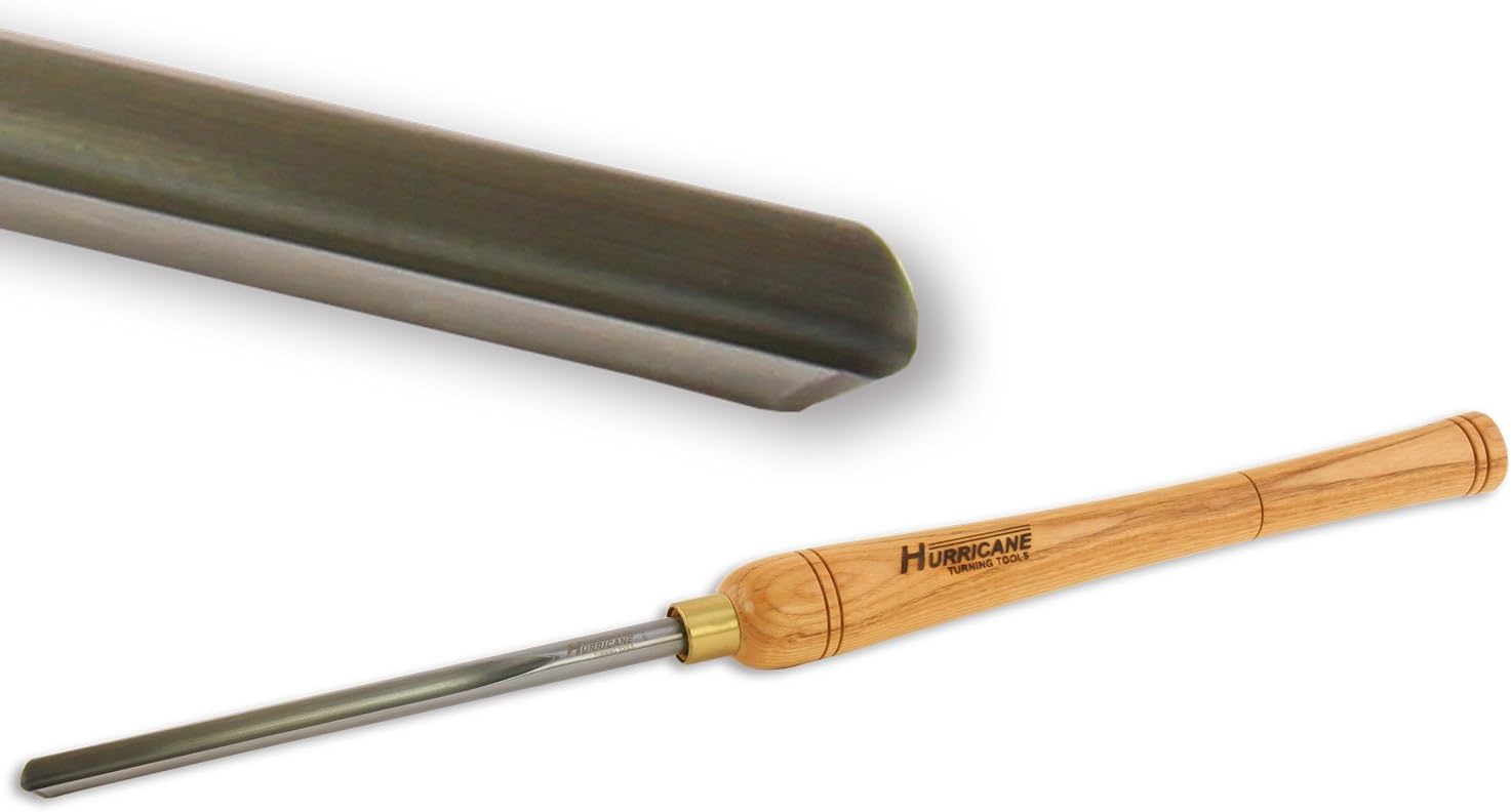 HTT-101, High Speed Steel, 1/2" Bowl Gouge (3/8" Flute) for Woodturning