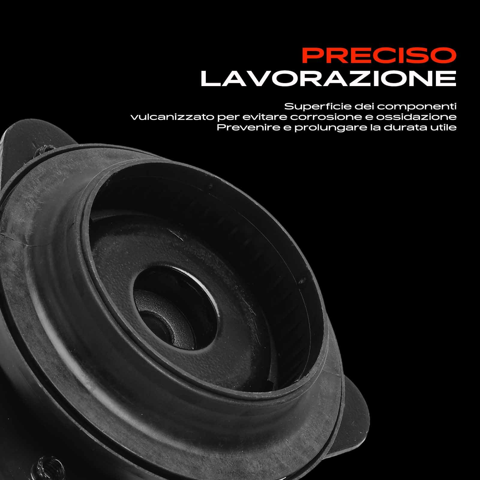 Frankberg 2x Cuscinetti di supporto ammortizzatore Assale anteriore Sinistro Destro Compatibile con Qashqai II J11 J11 M.e.g.a.n.e IV Grandtour/Compatto/Berlina X-Trail KadSì.r Replace# 54320-4CL0B