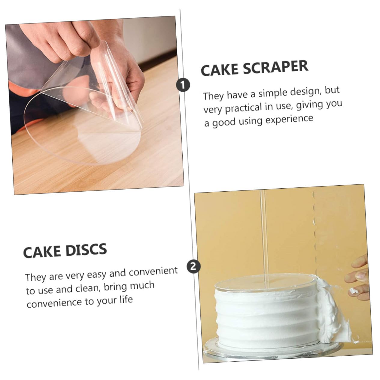 1 Set 11 Stück Ausstecher Quadratische Cupcake-Formen Erdbeer-Zuckerguss Kunststoff-Kuchenplatten Küchen-Backschaber Fondant-Scheibe Kuchenschneider Küchenzubehör