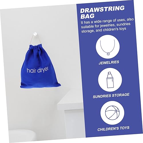 Miniatura 9 de Uonlytech Mochila negra de viaje para artículos de aseo personal, bolsa de maquillaje negra, bolsa de secador de pelo, bolsa de secador de pelo,