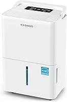 Kesnos 30 Pint Energy Star 2025 Dehumidifier for 2500 Sq Ft Basement Bedroom Home, Ultra Quiet 36dB, 0.39 Gal Tank, Drain Hose, 4 Modes