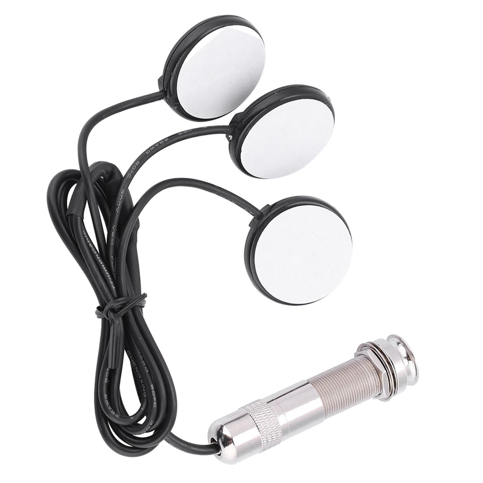 6.35mm Guitar Pickups Piezo Transducer Microphone 3 in 1 Pickups Piezo Transducer Pickup Piezo Transducer for Acoustic Guitar Ukulele Mandolin Instruments