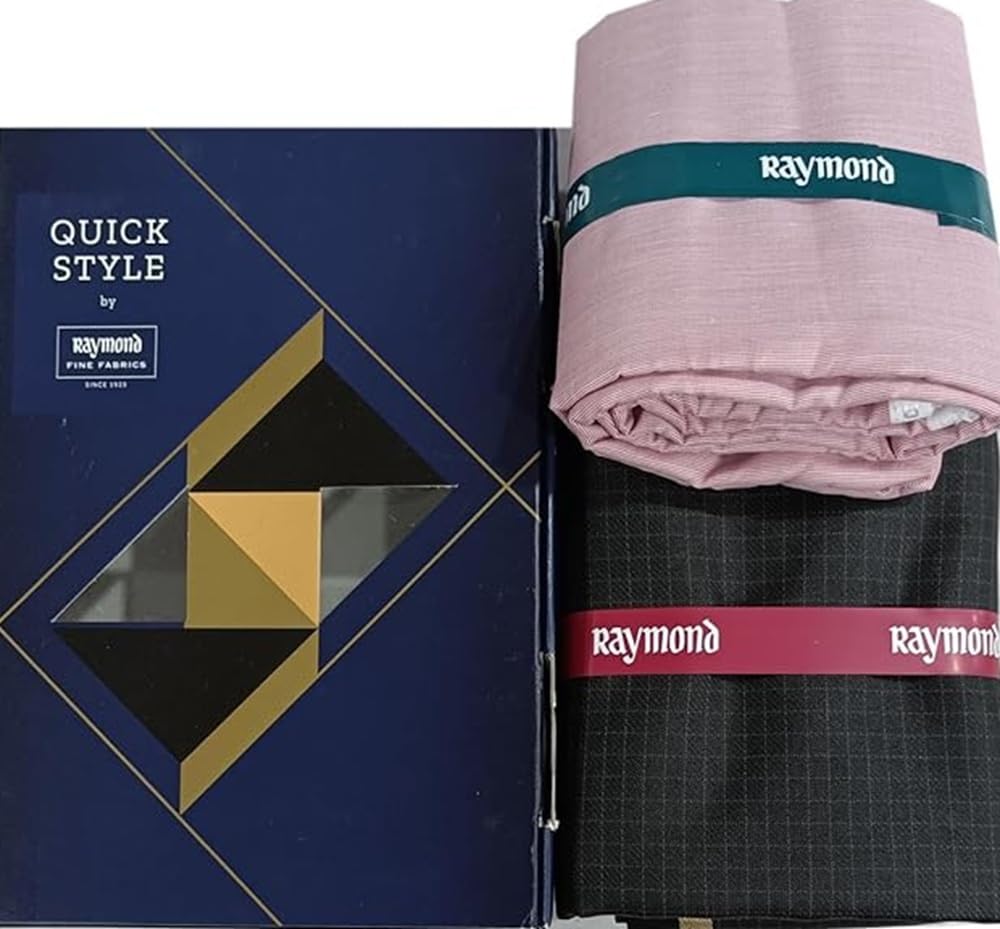 raymond fabrics Men's Unstitched Shirt Pant Fabric Combo Set | Premium Formal Shirt & Trouser Material | Tailoring Fabric for Office, Business & Special Occasions-picture-15