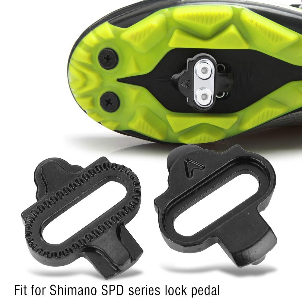 Cale de Pédale de Vélo,Adaptateurs De Crampons pour Chaussures De Vélo De Route Pédales de Chaussures de Vélo,Ensemble de Crampons Accessoire Velo
