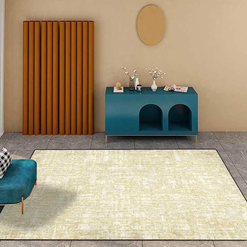 Tapis jaune lavable et antidérapant de 120x200 cm fini les tapis sales