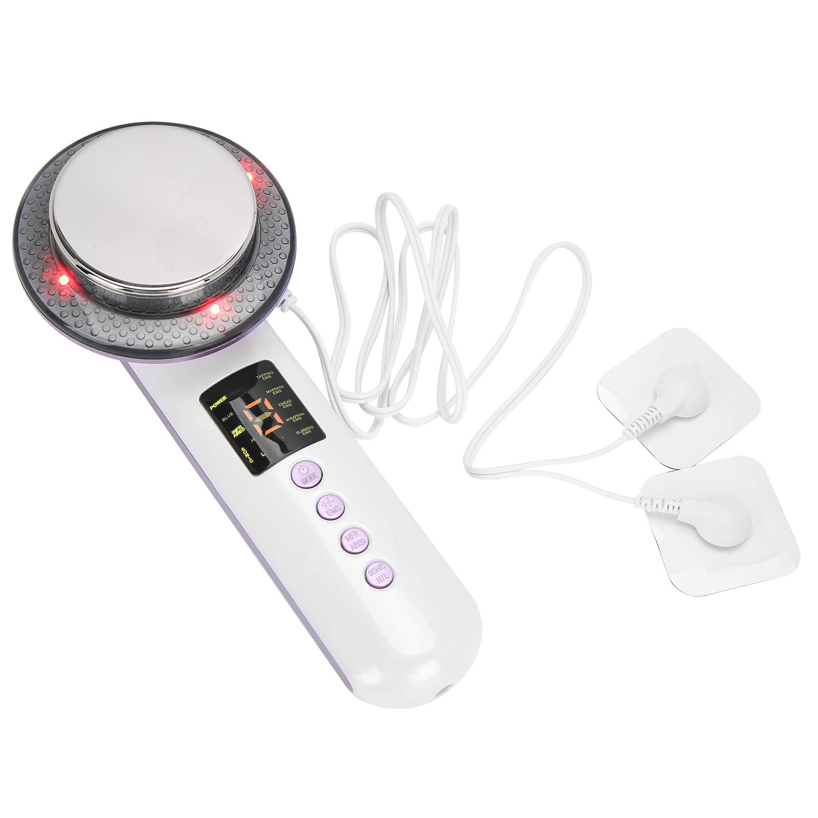 Ultrasonic Cavitation Machine,3 in 1 Professional Face Lifting Skin Tightening Machine Massager for face and Body, for Cellulite Fat Loss and Excess Fat microcurrent Beauty Device(UK)