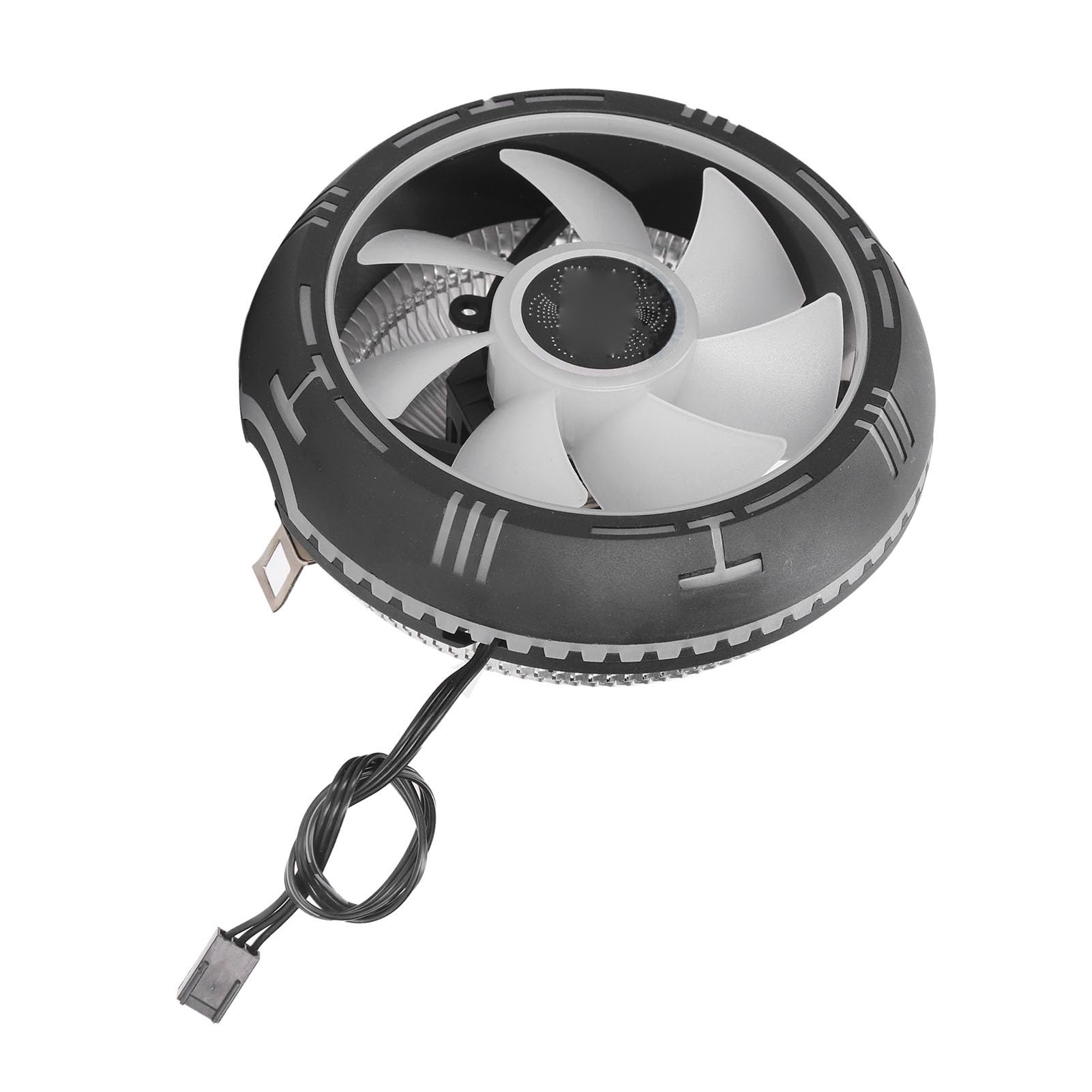 Fafeicy Ventola CPU a Pressione Verso il Basso con Controllo Intelligente della Temperatura, Cuscinetto Idraulico, Dissipatore in Rame e Alluminio per LGA115x AM4, Basso Rumore
