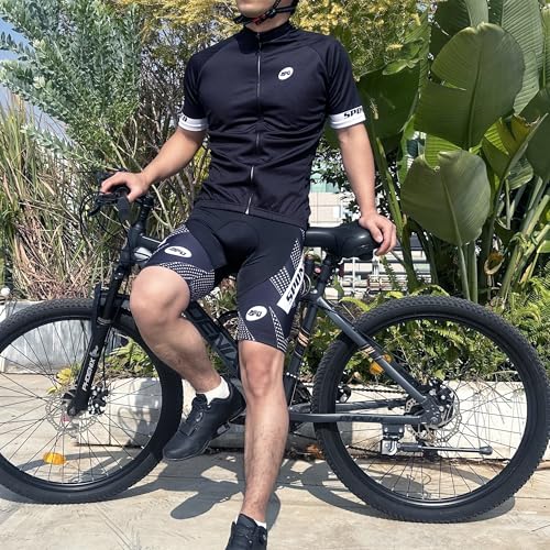 sponeed Cycling Shorts Rowing Men Triathlon Bike Clothing Quick Dry Bicycle Wear US 3XL Black White
