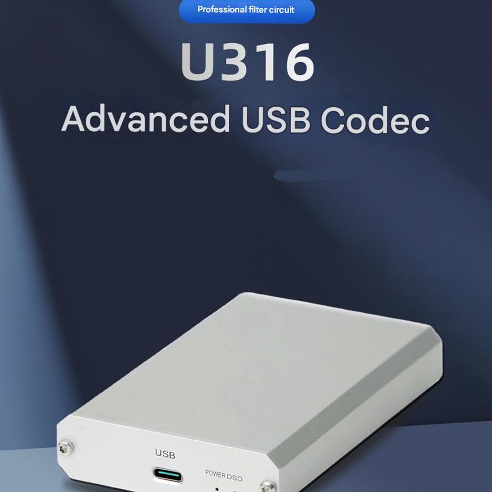 Decodifica audio USB di risoluzione per la riproduzione di audiofili DSD512 768K Decodifica a bassa distorsione