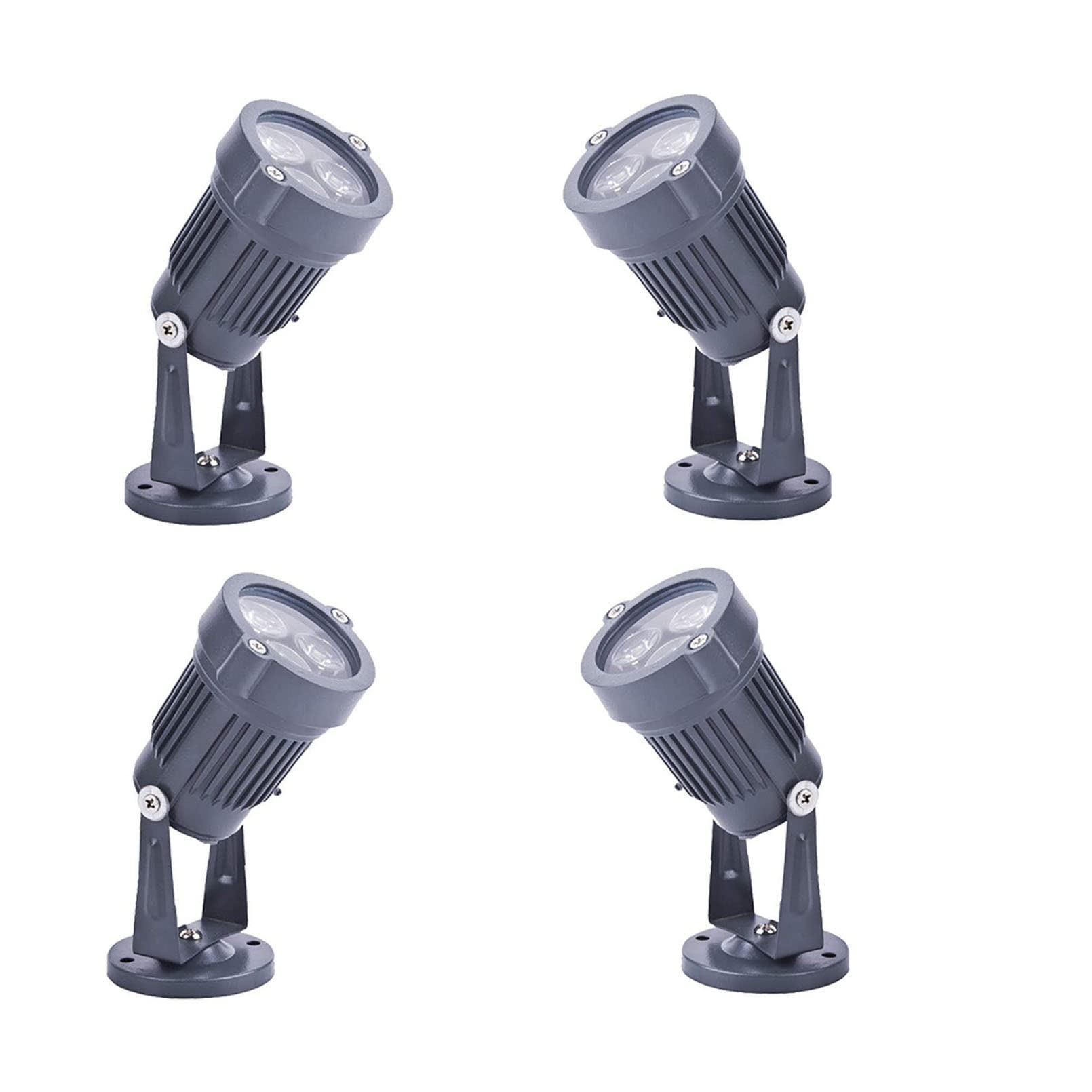 bettght 4pcs IP65 Waterproof Lighting Path Lights - 3W Lawn Lighting Landscape Lights, LED Outdoor Spotlight Floodlight, Advertising Signs Projection Disc Spotlight(Green)