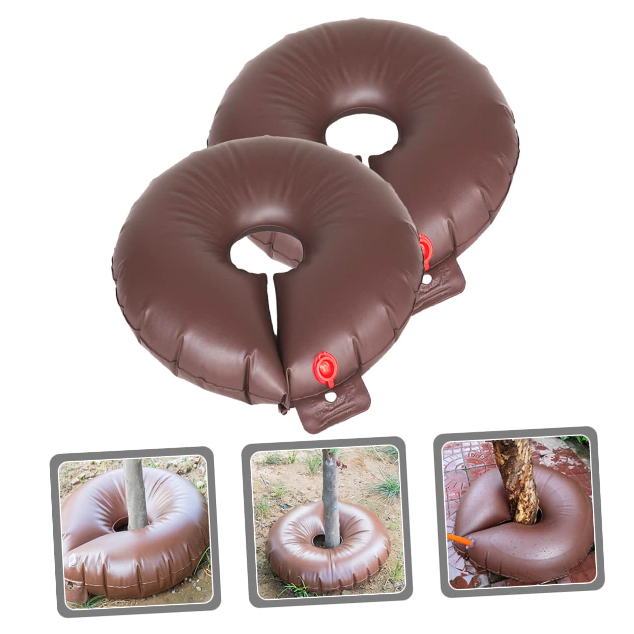 TOYANDONA 2piezas Bolsa De Riego por Goteo para Árboles De PVC Reutilizable para Jardín Ahorro De Agua Sistema De Irrigación Lento